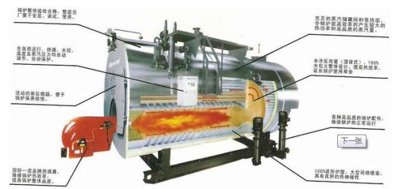 caldaie a gas industriali 30-1300hp/caldaia a vapore orizzontale industria tessile